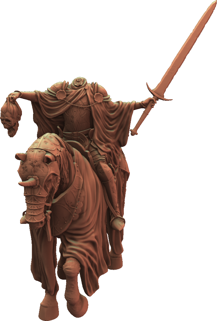 Crippled God Foundry - Shadowcurse - Headless Horseman - DnD/TTRPG Figure/Miniature