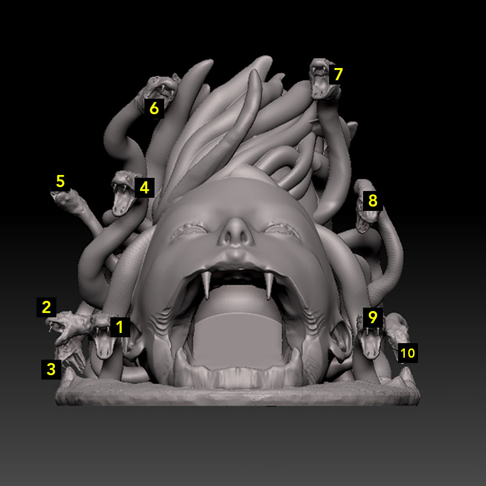 Possibly Cool Dice Tower - Medusa - DnD/TTRPG/Roleplaying/Wargames