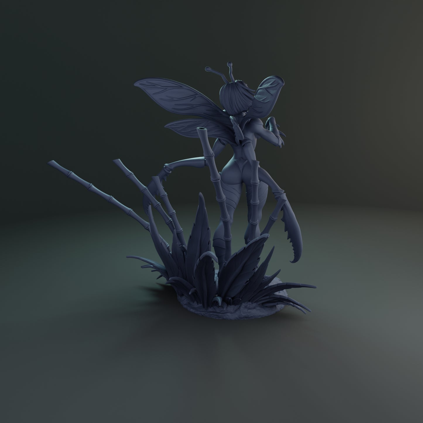 Alain Viesca - Hiereia Mantis (Lure) - 32/75/120mm Pin Up/Figure/Model/Diorama - Helios3DPrinting