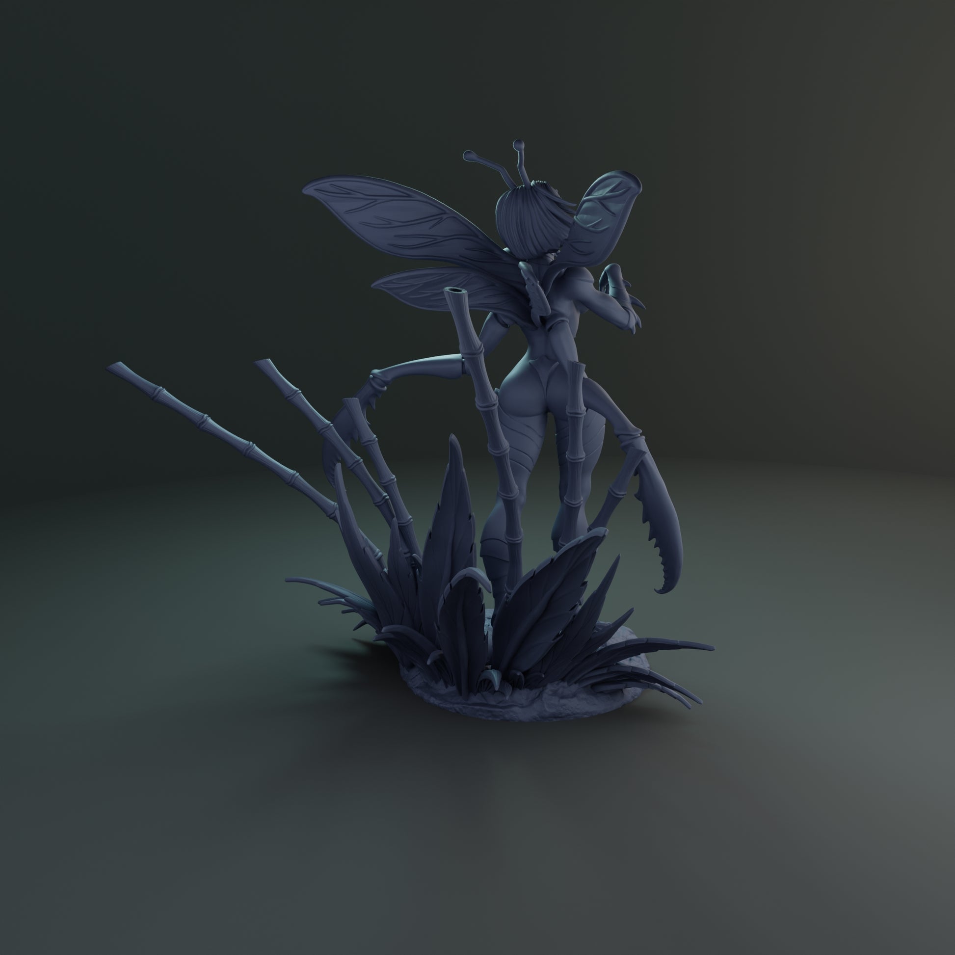 Alain Viesca - Hiereia Mantis (Lure) - 32/75/120mm Pin Up/Figure/Model/Diorama - Helios3DPrinting