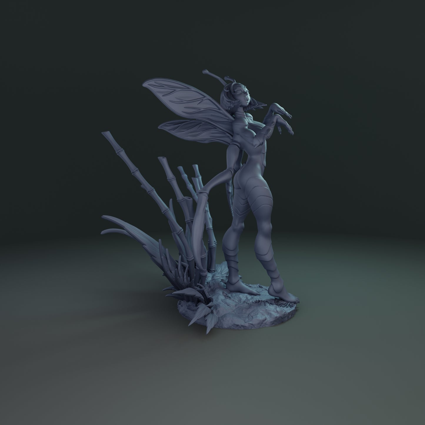 Alain Viesca - Hiereia Mantis (Lure) - 32/75/120mm Pin Up/Figure/Model/Diorama - Helios3DPrinting