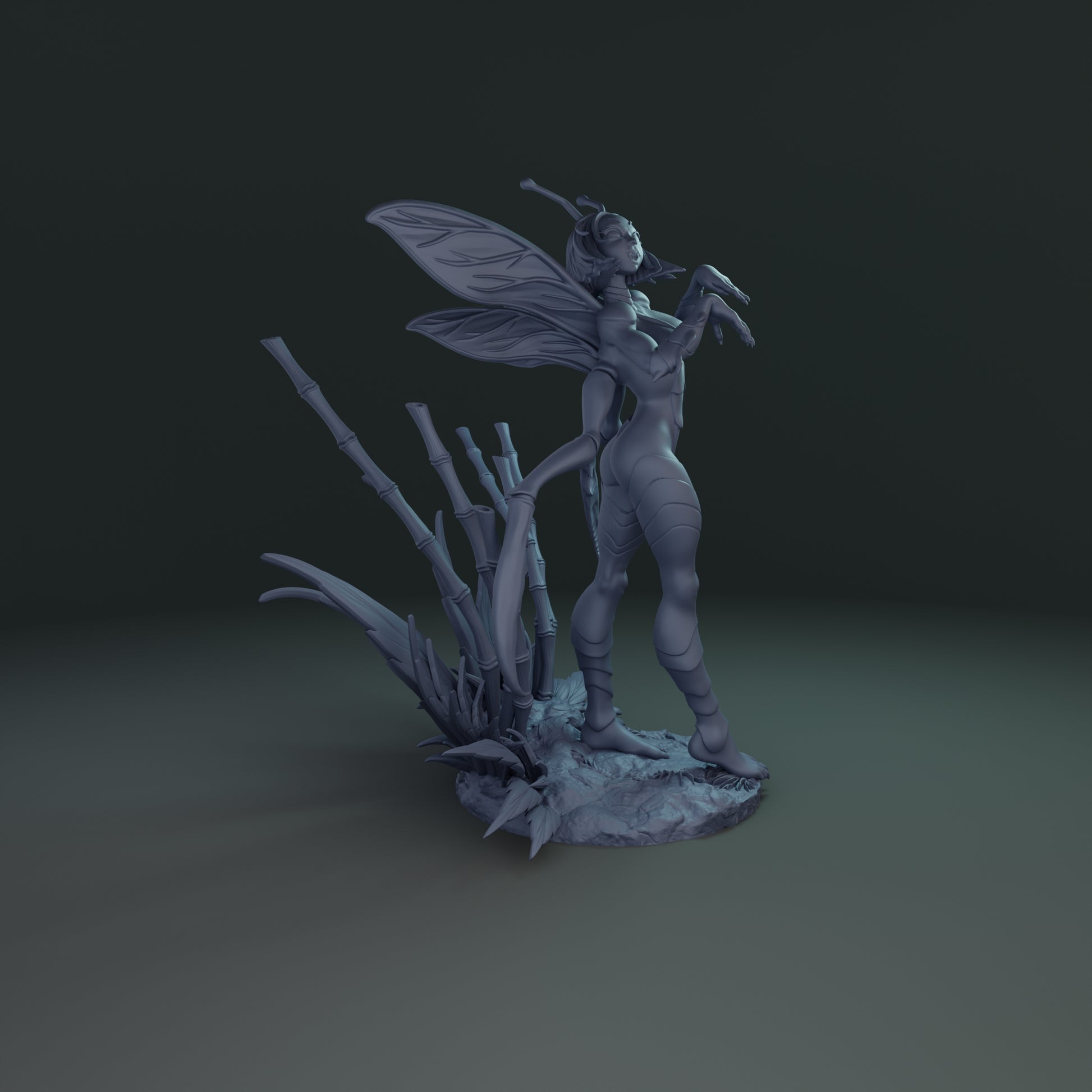 Alain Viesca - Hiereia Mantis (Lure) - 32/75/120mm Pin Up/Figure/Model/Diorama - Helios3DPrinting