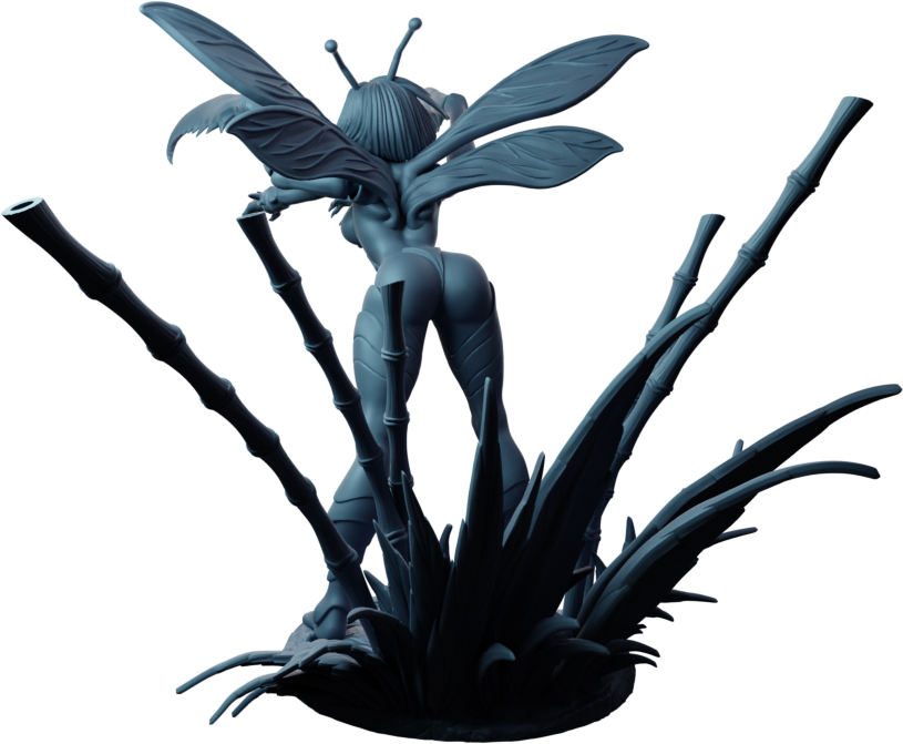 Alain Viesca - Hiereia Mantis (Attack) - 32/75/120mm Pin Up/Figure/Model/Diorama - Helios3DPrinting