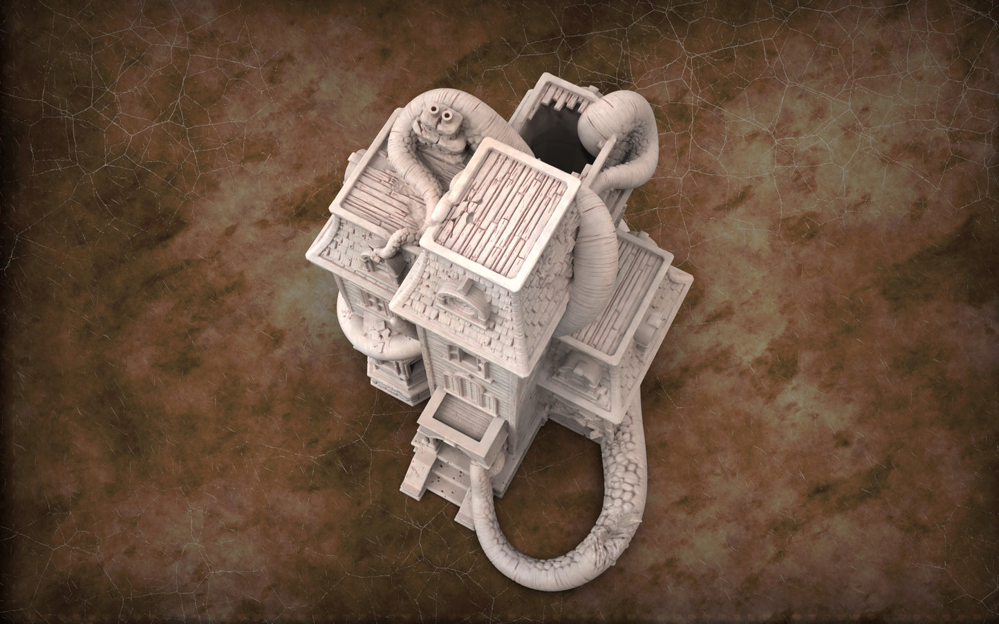 Solo Minatures #1 - Haunted Manor Dice Tower - DnD/TTRPG/Roleplaying/Wargames