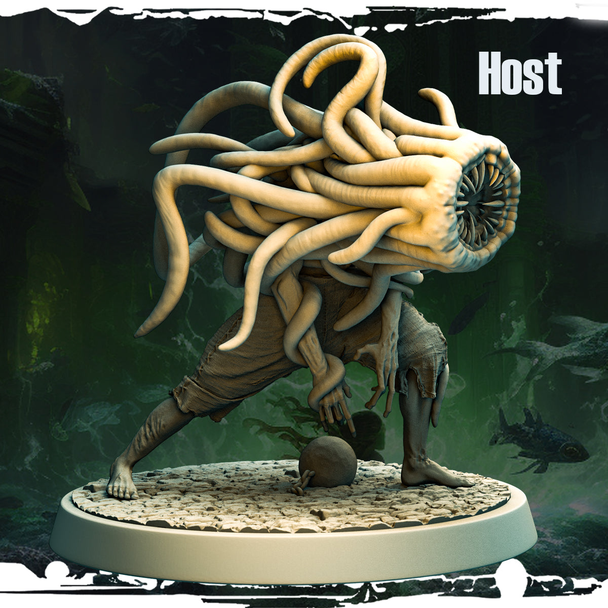 Monolith Arts - Terror on Cursed Waters - Host - DnD/TTRPG Figure/Miniature