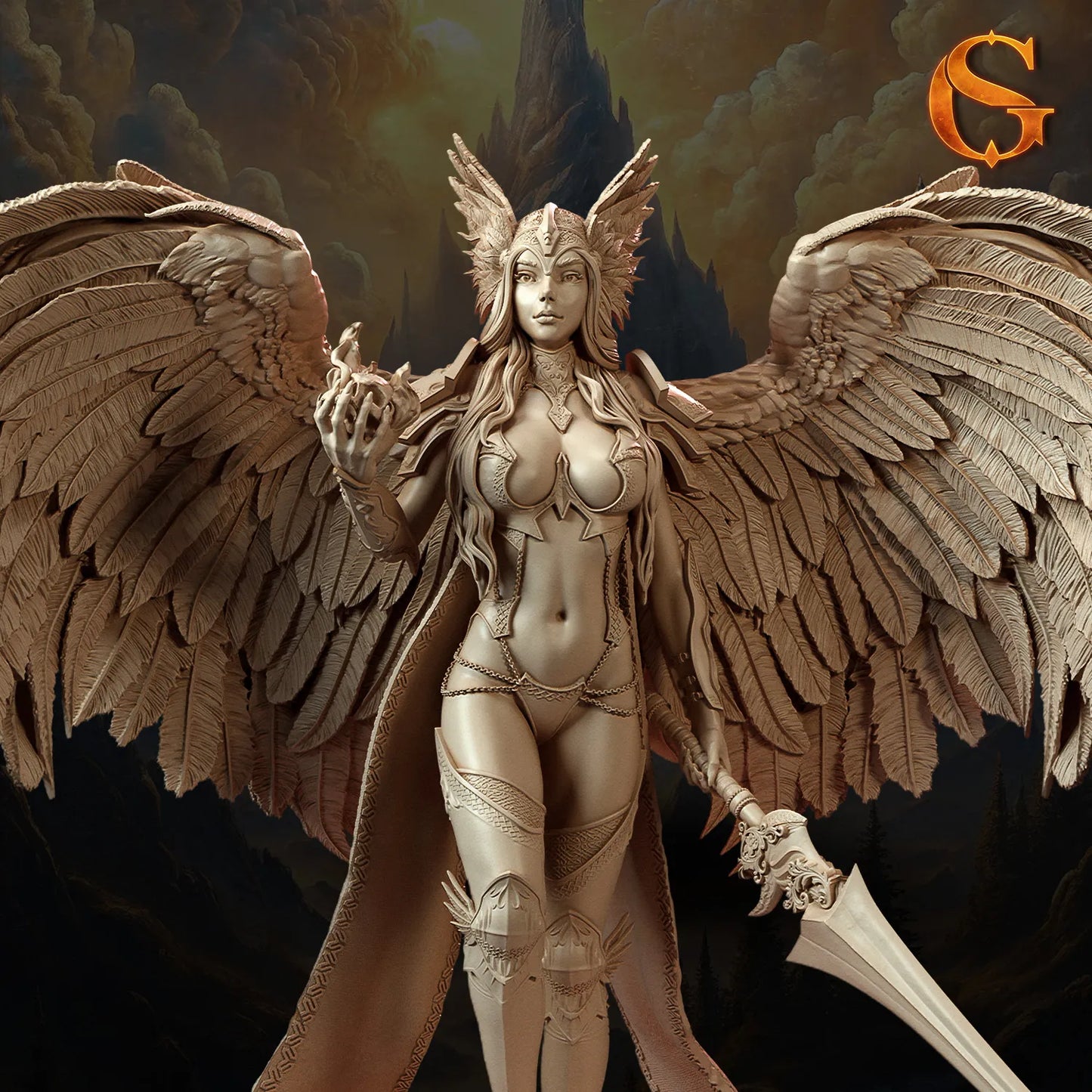 Solgoodcreations - Valkyrie Hrist Odsdottr - 75/140mm Pin Up/Figure/Model/Diorama
