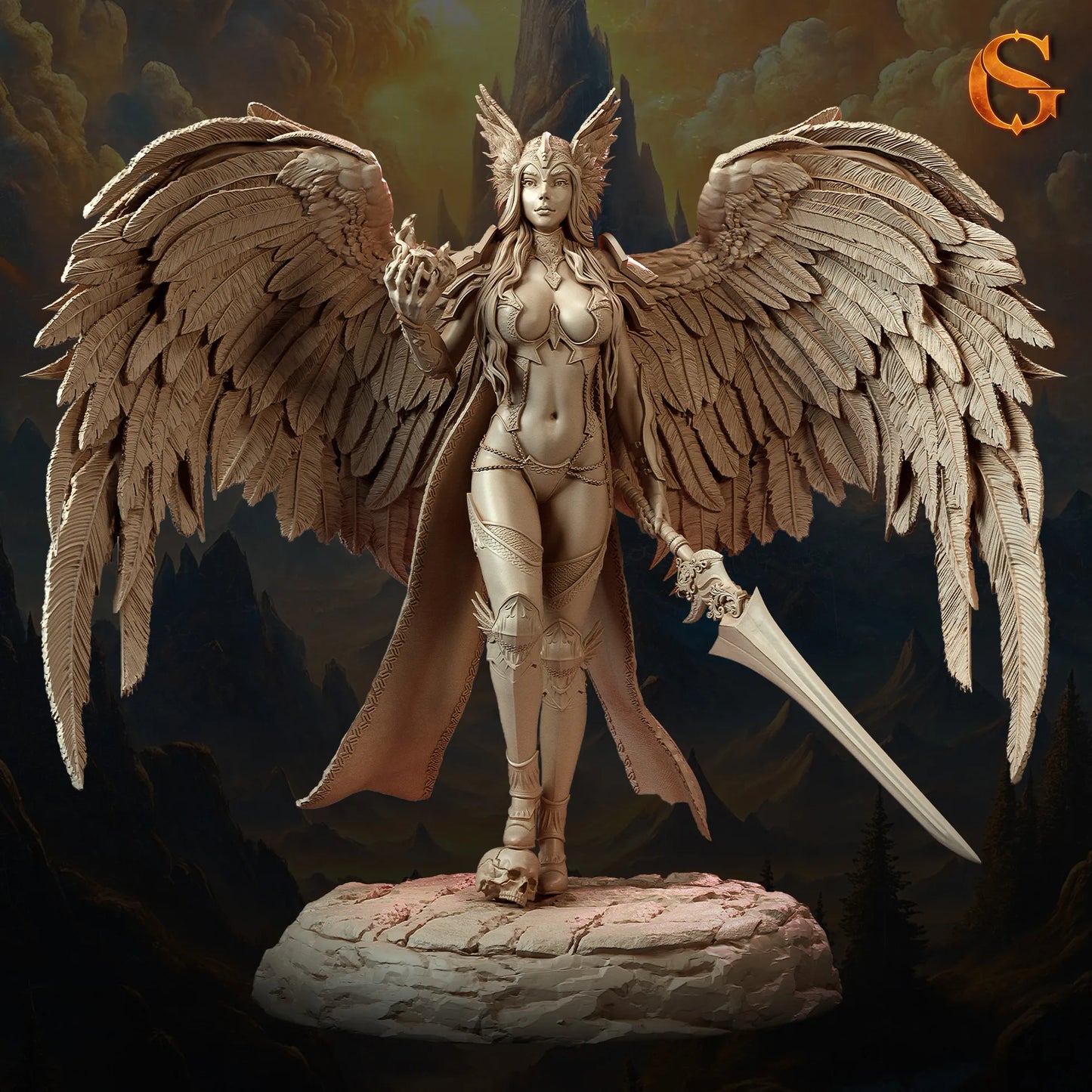 Solgoodcreations - Valkyrie Hrist Odsdottr - 75/140mm Pin Up/Figure/Model/Diorama