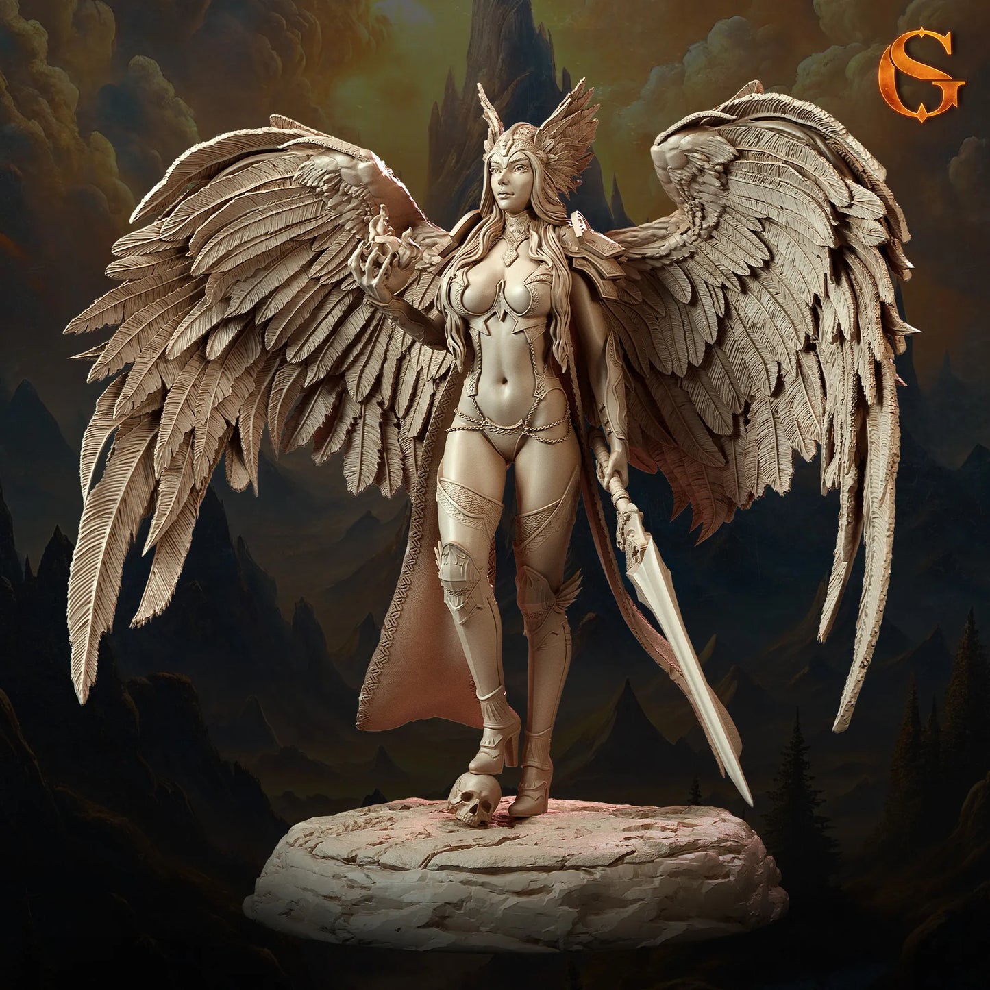Solgoodcreations - Valkyrie Hrist Odsdottr - 75/140mm Pin Up/Figure/Model/Diorama