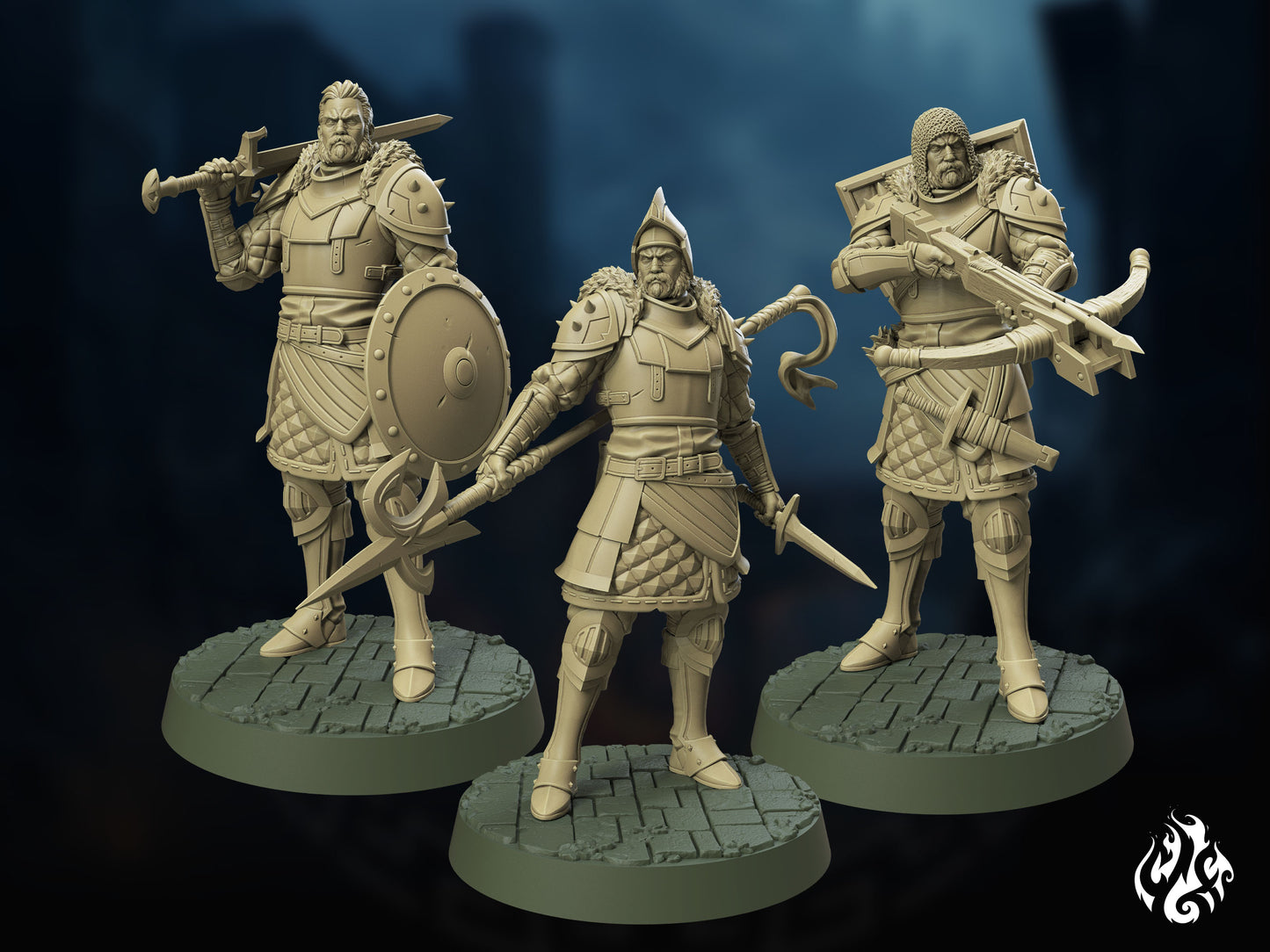 Crippled God Foundry - Human Guard - DnD/TTRPG Figure/Miniature
