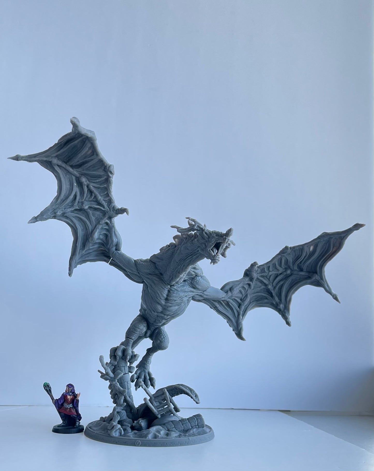 Grimm Legends - Spectral Lair - Undead Wyvern - DnD/TTRPG Figure/Miniature