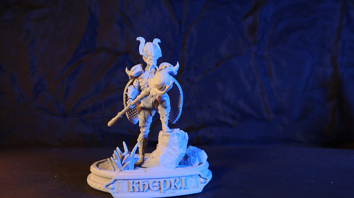 Mojibake - Lore of the Nile - Khepri, God of Rebirth - 120mm Pin Up/Figure/Model/Diorama - Helios3DPrinting