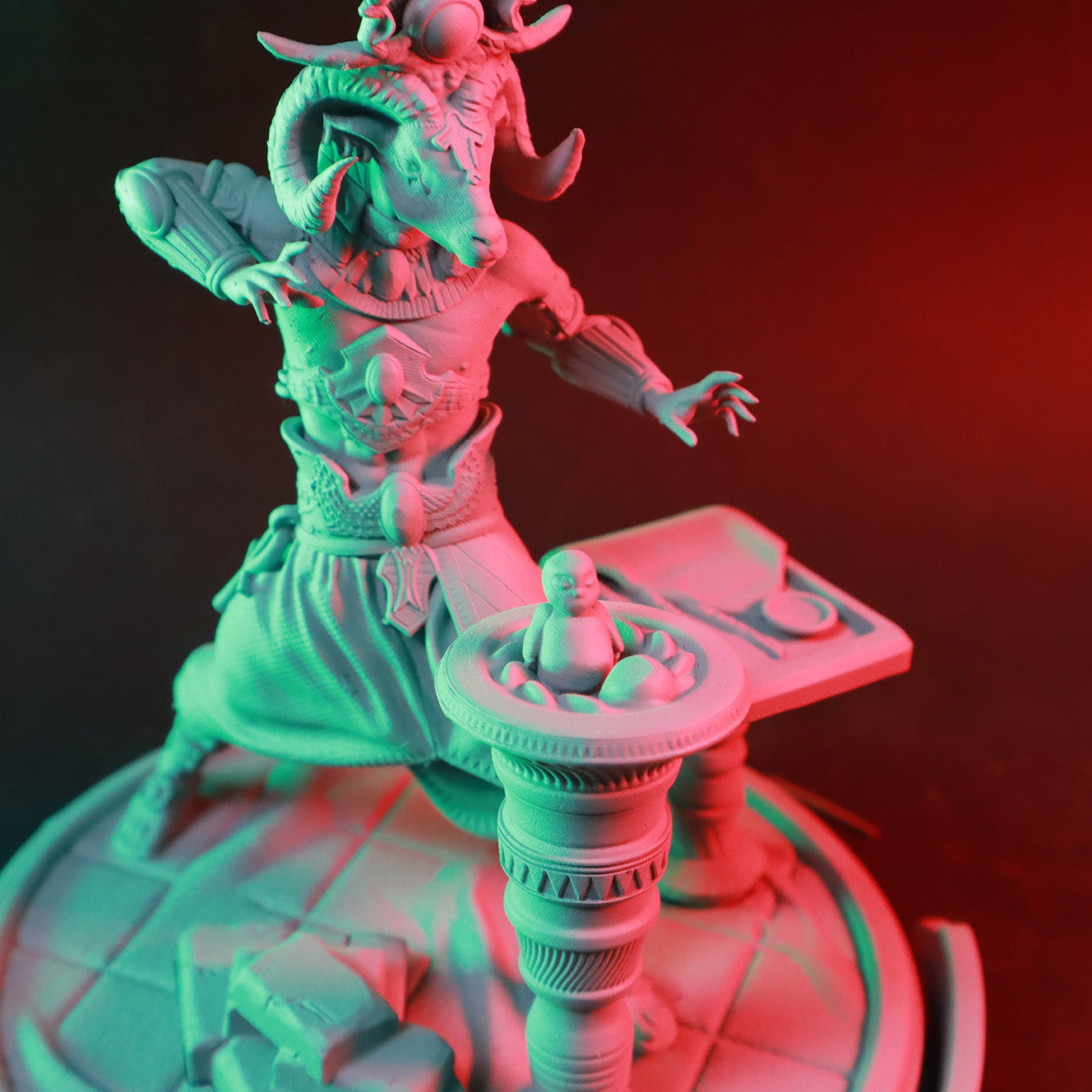 Mojibake - Lore of the Nile - Khnum, Creator of Life - 120mm Pin Up/Figure/Model/Diorama - Helios3DPrinting