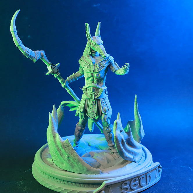 Mojibake - Lore of the Nile - Seth, God of Chaos - 120mm Pin Up/Figure/Model/Diorama - Helios3DPrinting