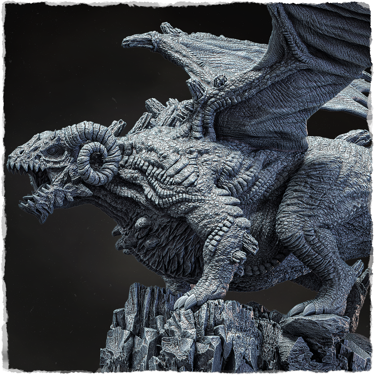 Evox Arts - World Dragons #4 - Icelandic - DnD/TTRPG Figure/Miniature