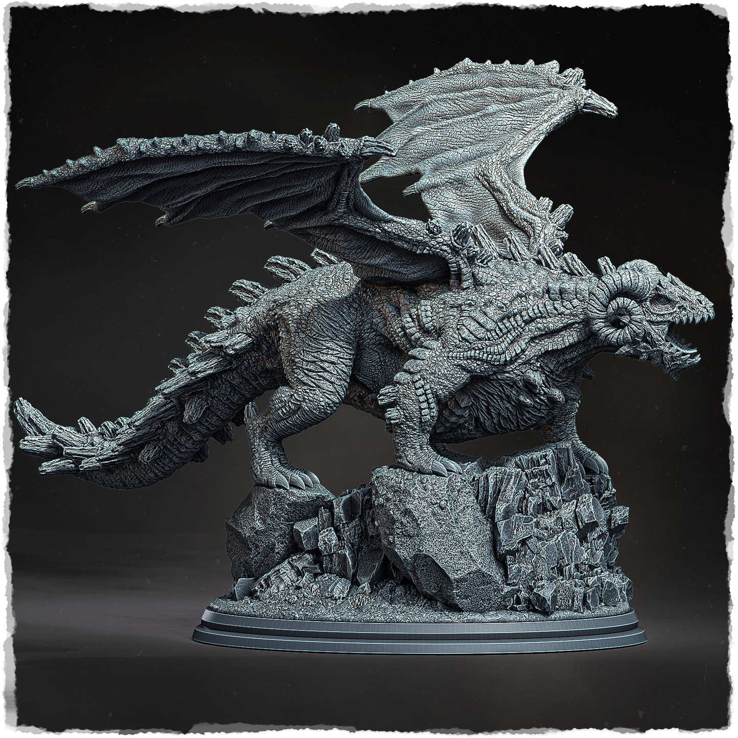 Evox Arts - World Dragons #4 - Icelandic - DnD/TTRPG Figure/Miniature