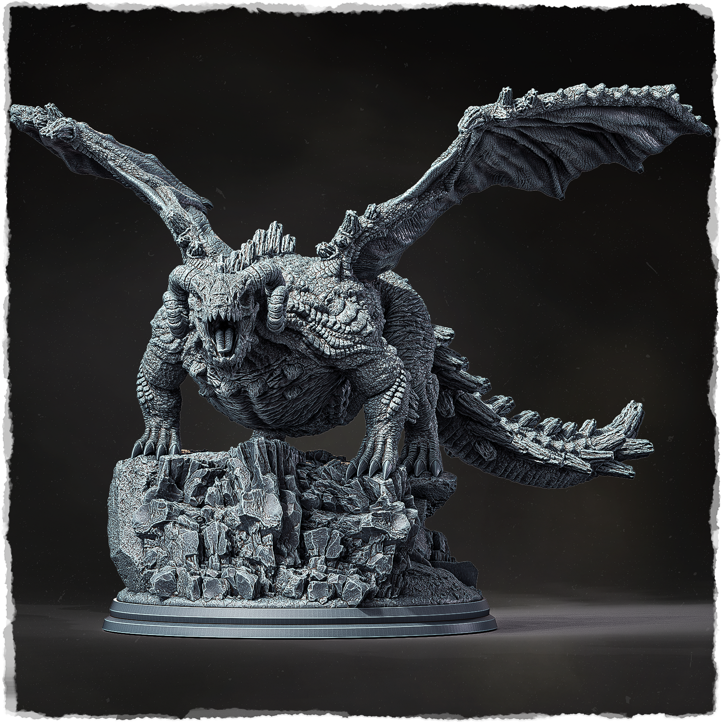 Evox Arts - World Dragons #4 - Icelandic - DnD/TTRPG Figure/Miniature