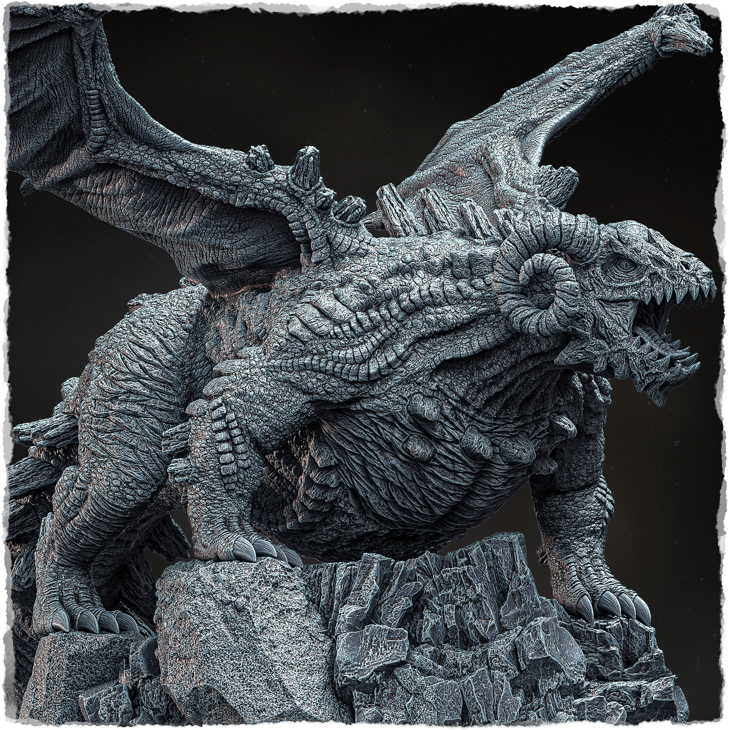 Evox Arts - World Dragons #4 - Icelandic - DnD/TTRPG Figure/Miniature