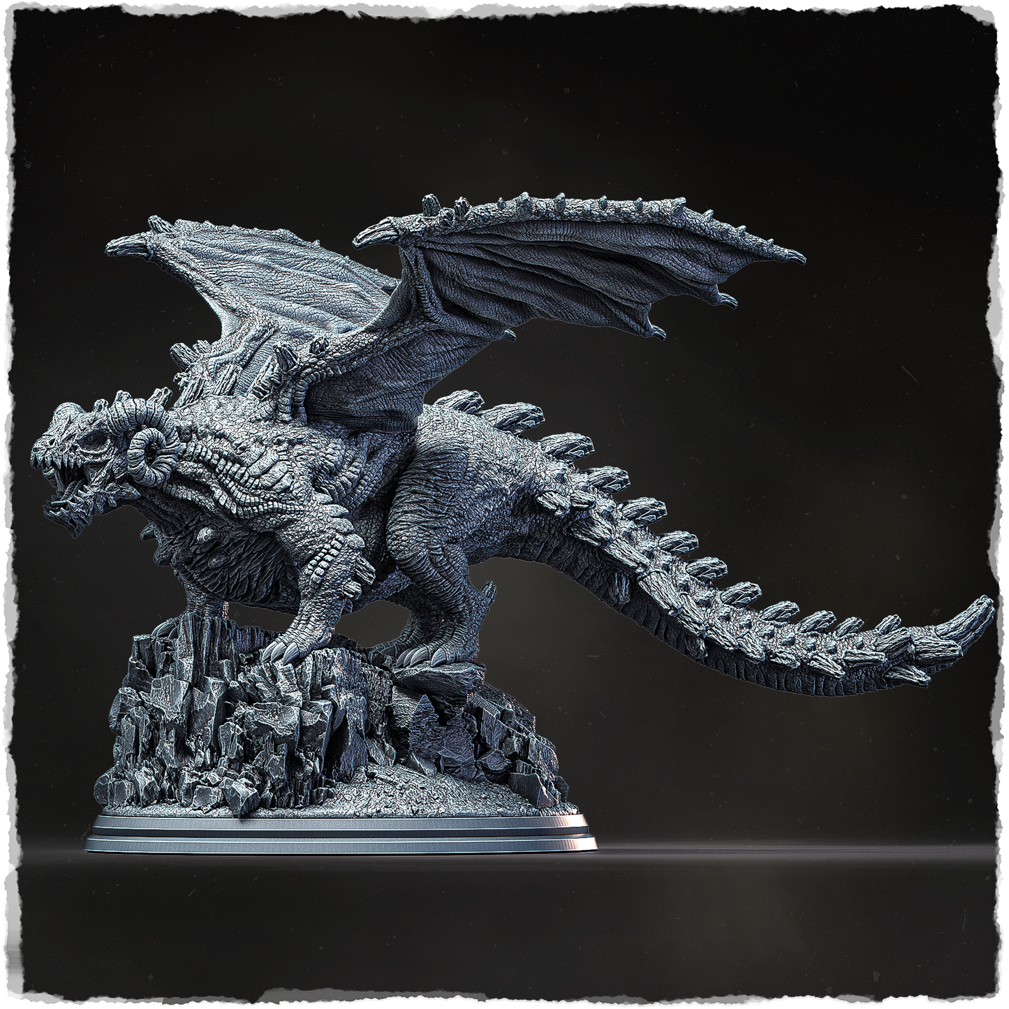 Evox Arts - World Dragons #4 - Icelandic - DnD/TTRPG Figure/Miniature