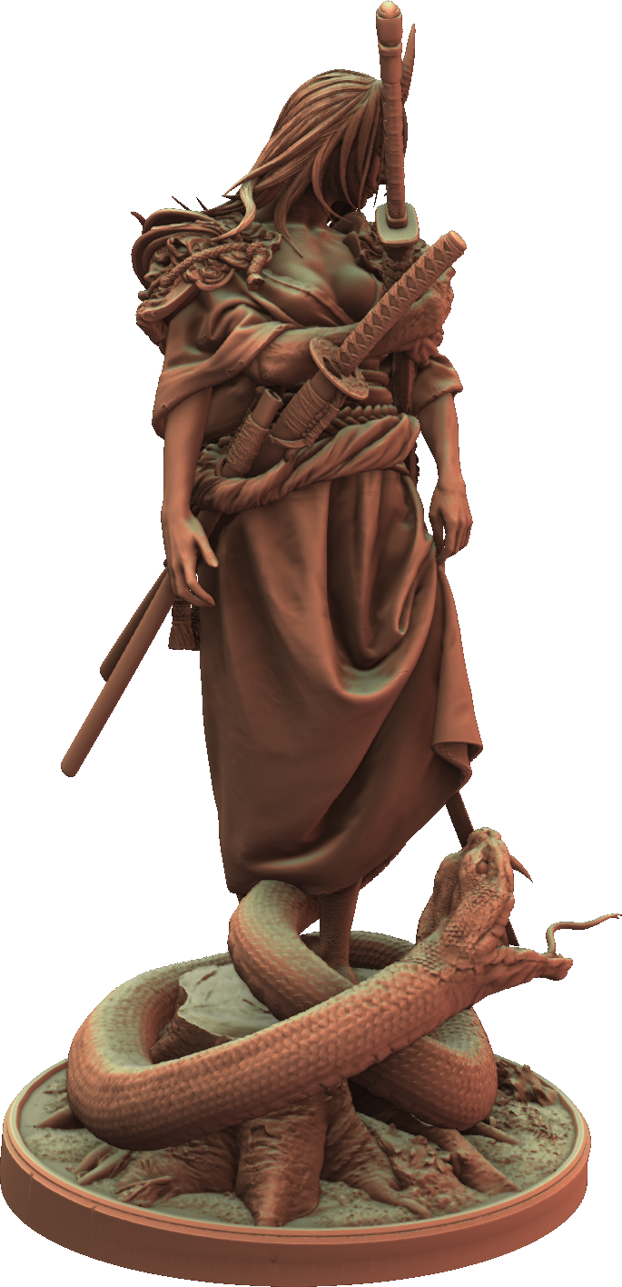ZYX - Hebikora Kageko: Demon of the Void - 75/140mm Pin Up/Figure/Model/Diorama