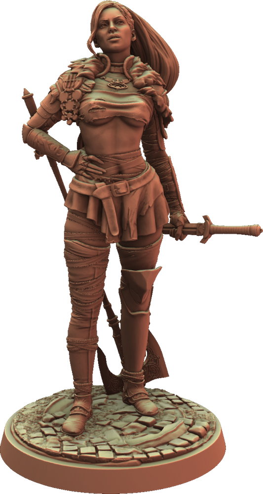 ZYX - Valkara the Valiant - 75mm Pin Up/Figure/Model/Diorama