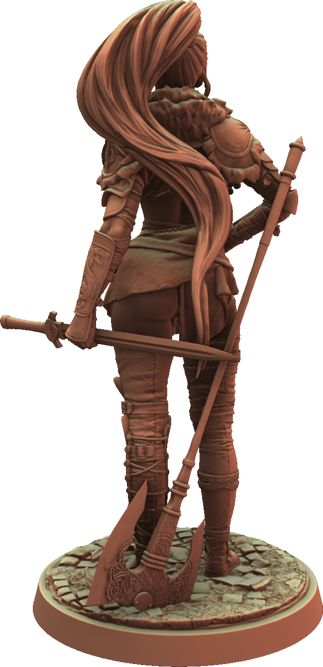 ZYX - Valkara the Valiant - 75mm Pin Up/Figure/Model/Diorama