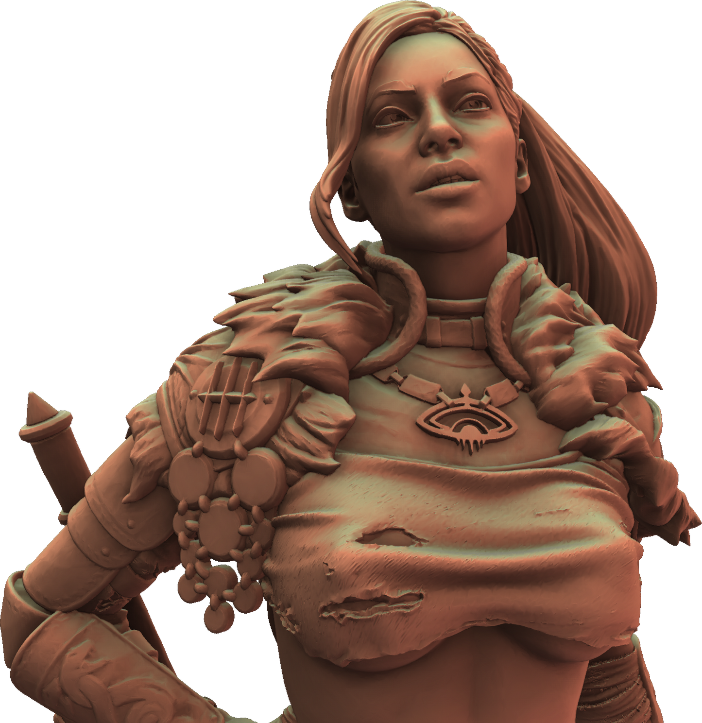 ZYX - Valkara the Valiant - 75mm Pin Up/Figure/Model/Diorama