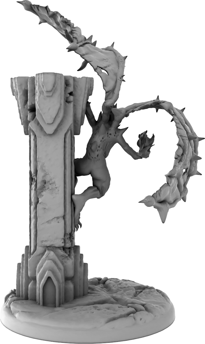 Thorns Forge - Minions of Hell - Imp #1 - DnD/Pathfinder/TTRPG Figure Mini Miniature - Helios3DPrinting