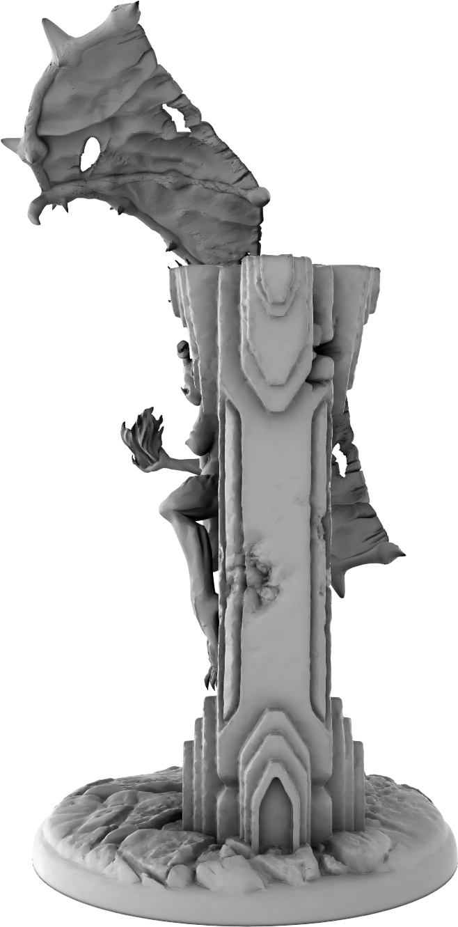 Thorns Forge - Minions of Hell - Imp #1 - DnD/Pathfinder/TTRPG Figure Mini Miniature - Helios3DPrinting