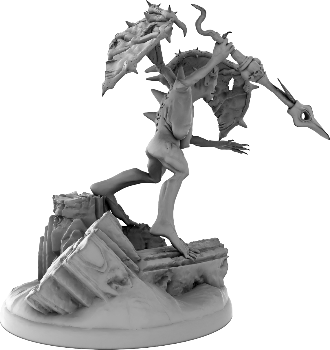 Thorns Forge - Minions of Hell - Imp #2 - DnD/Pathfinder/TTRPG Figure Mini Miniature - Helios3DPrinting