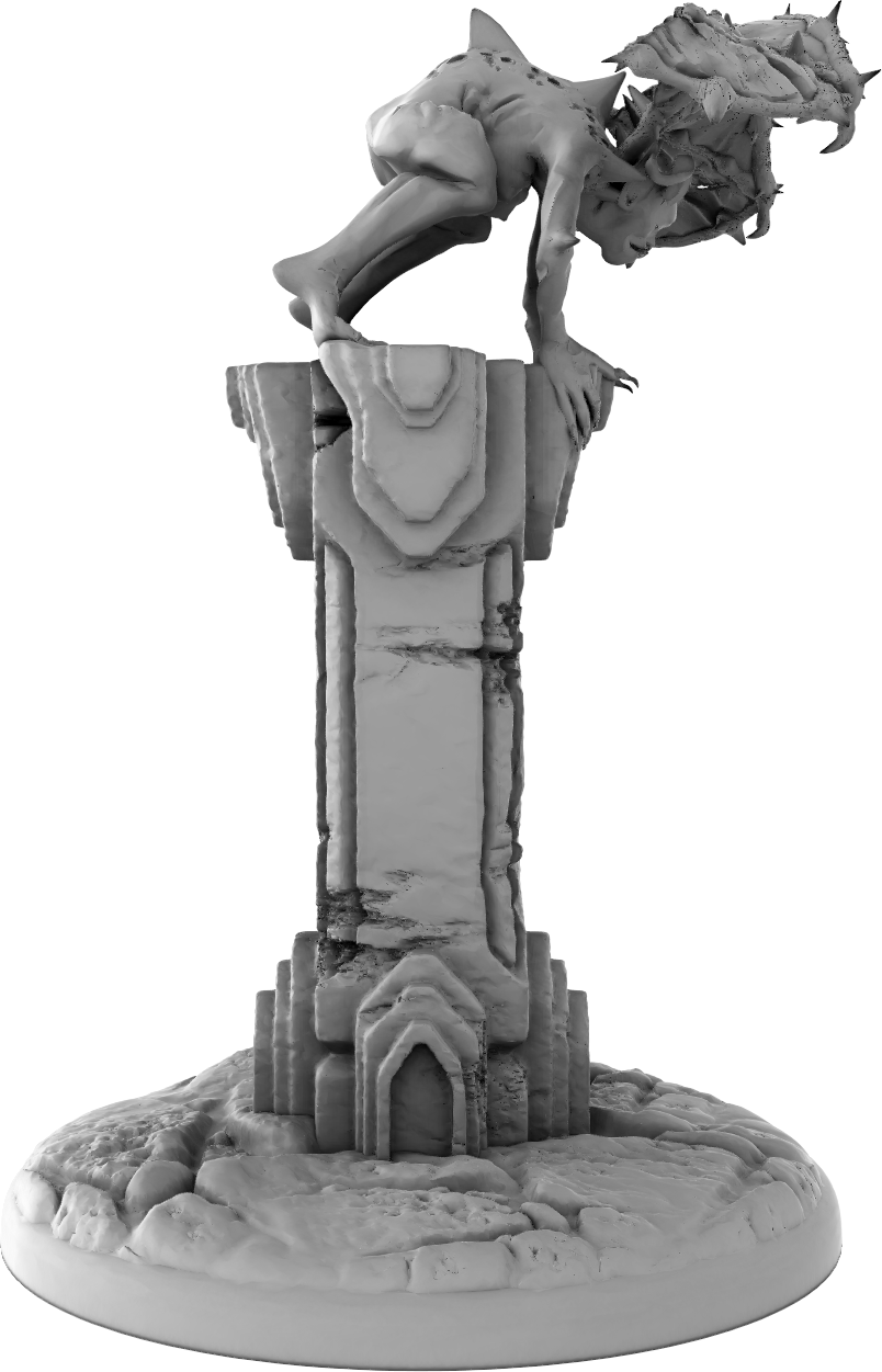 Thorns Forge - Minions of Hell - Imp #3 - DnD/Pathfinder/TTRPG Figure Mini Miniature - Helios3DPrinting