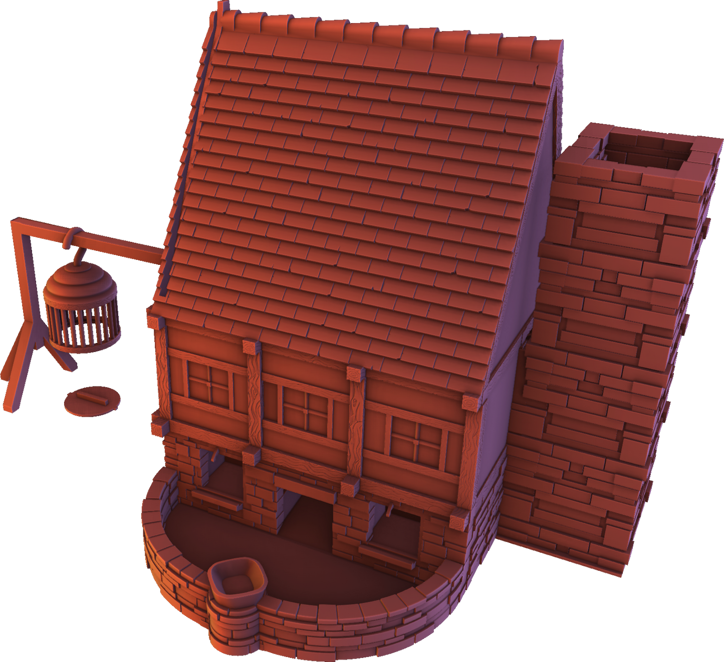 Northern Minis - Medieval House Dice Tower - DnD/Pathfinder/Tabletop RPG