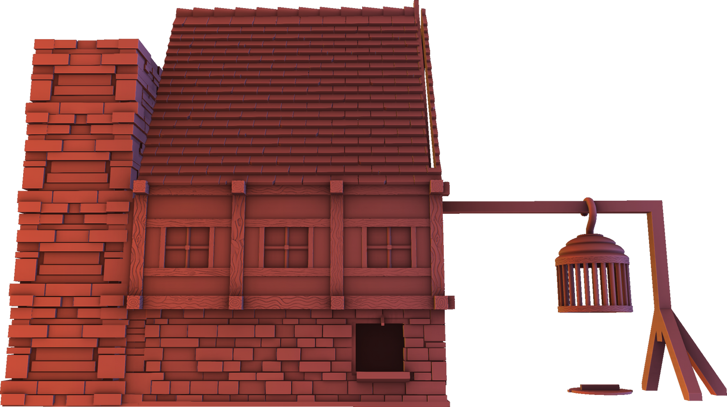 Northern Minis - Medieval House Dice Tower - DnD/Pathfinder/Tabletop RPG