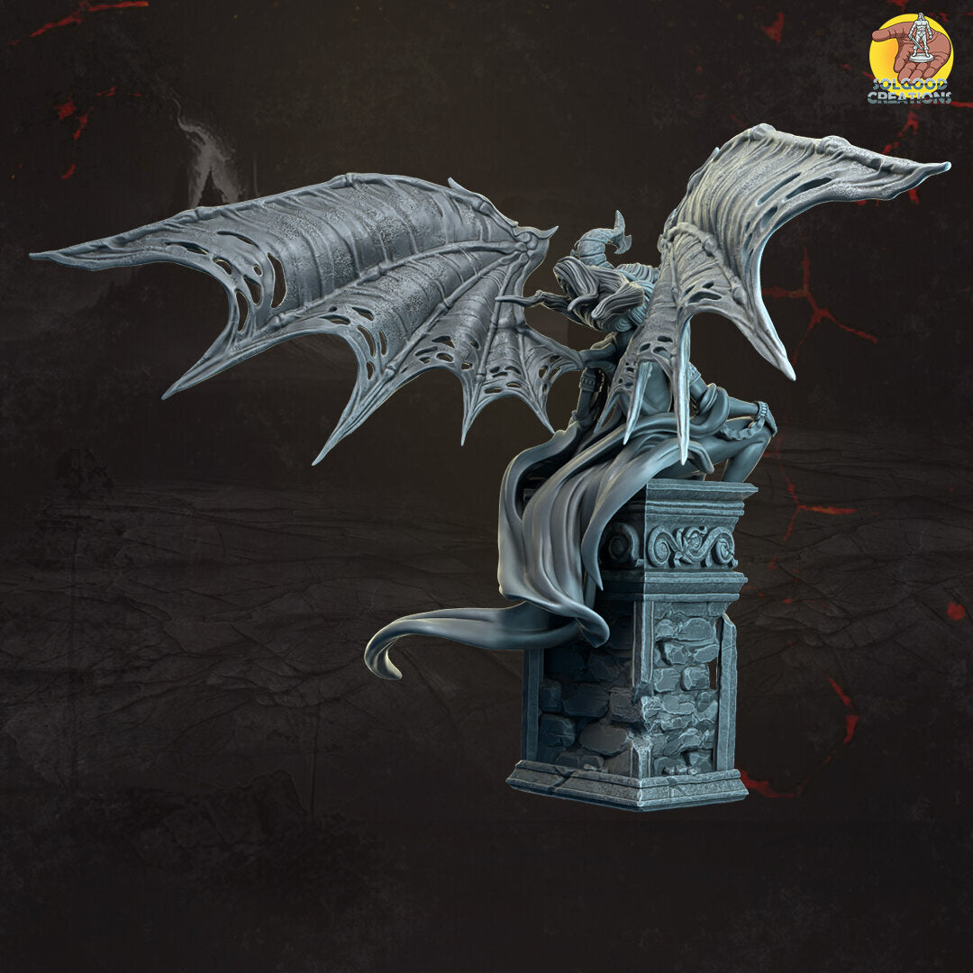Solgoodcreations - Demon's Court - Demon Imp #3 - DnD/TTRPG Figure/Miniature