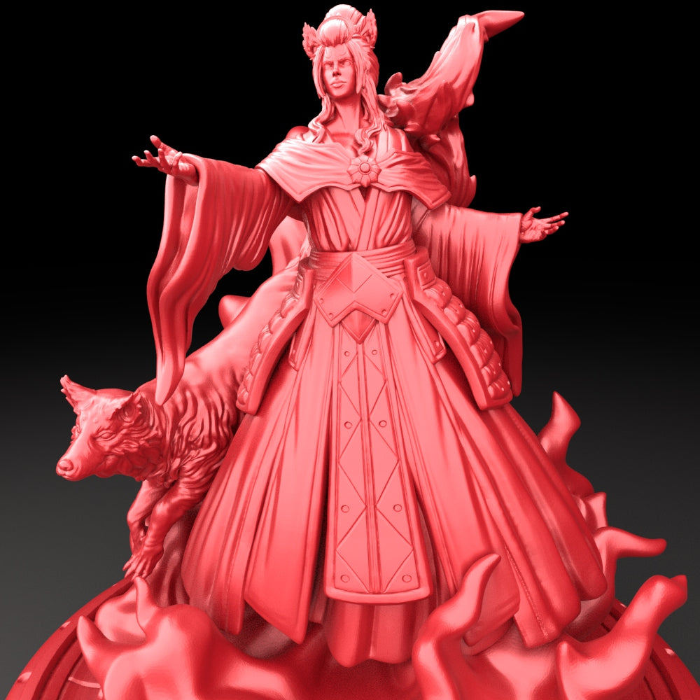 Brayan Nafarrate - Bestiary #5 - Inari #1 - DnD/TTRPG Figure/Miniature