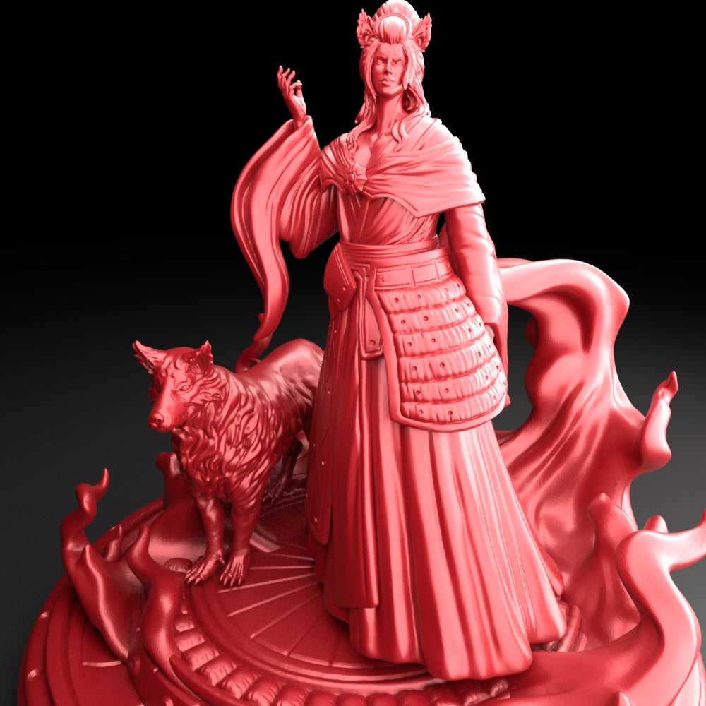 Brayan Nafarrate - Bestiary #5 - Inari #2 - DnD/TTRPG Figure/Miniature