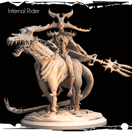 Monolith Arts - Skeletons - Infernal Rider - DnD/TTRPG Figure/Miniature
