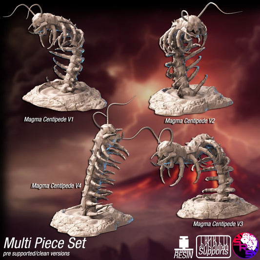 SRS Studios - Scaldera - Magma Centipede - DnD/TTRPG/Roleplaying/Wargames