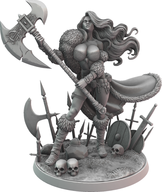 Cosmondo - Savage Souls - Ingrid Frostaxe - 75/120mm Pin Up/Figure/Model/Diorama