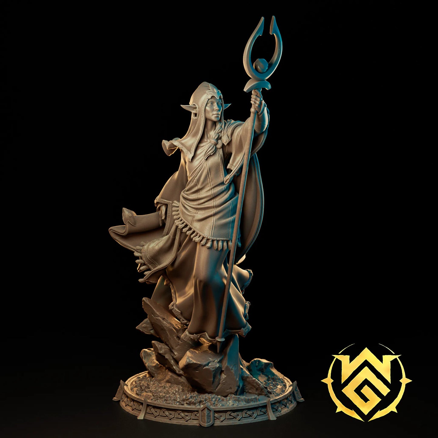 Witchsong Miniatures - Iris the Luminary - 32/75/150mm DnD/TTRPG Figure/Miniature