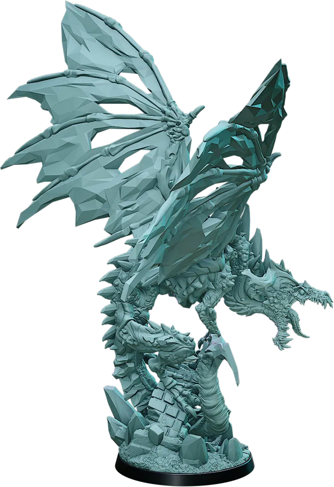 MEniatures - War of the Chromatic Dragons - Isdrekinn Dragon - DnD/TTRPG Figure/Miniature