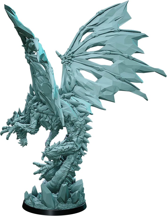 MEniatures - War of the Chromatic Dragons - Isdrekinn Dragon - DnD/TTRPG Figure/Miniature