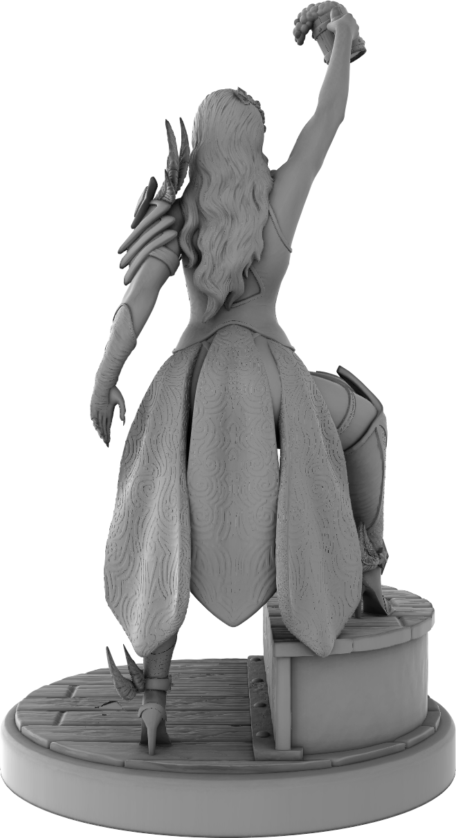 Black Fins Miniatures - Izowel Goldthorn - 75mm Pin Up/Figure/Model/Diorama