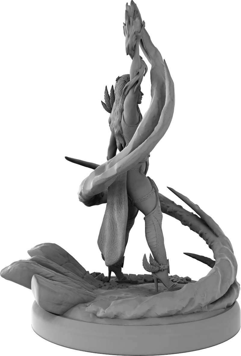 Black Fins Miniatures - Izowel Goldthorn - 75mm Pin Up/Figure/Model/Diorama