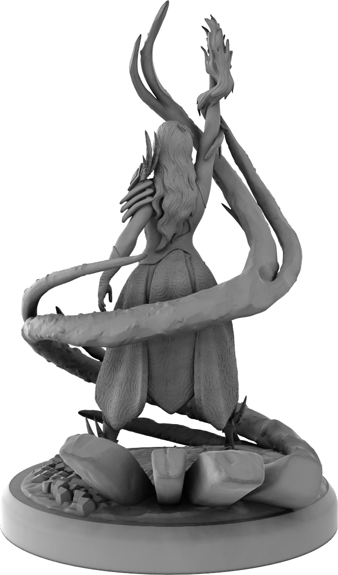 Black Fins Miniatures - Izowel Goldthorn - 75mm Pin Up/Figure/Model/Diorama