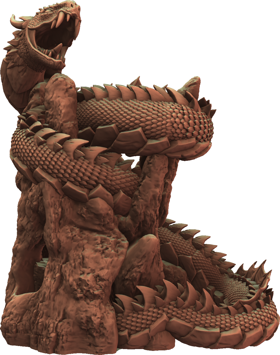 Miniature Evolution - Midgard Serpent Dice Tower - DnD/TTRPG/Roleplaying/Wargames
