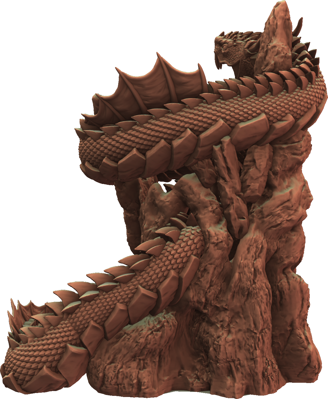 Miniature Evolution - Midgard Serpent Dice Tower - DnD/TTRPG/Roleplaying/Wargames