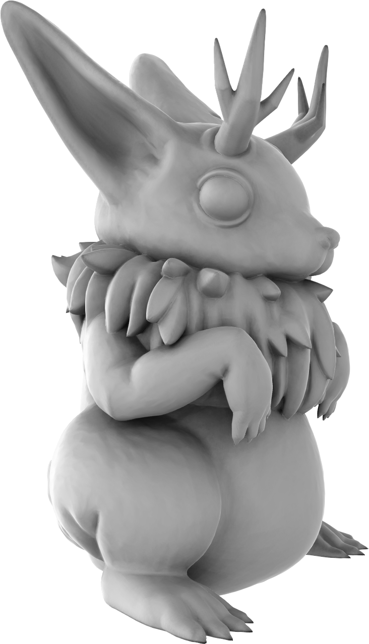Brayan Nafarrate - Bestiary #4 - Pet Jackalope - DnD/TTRPG Figure/Miniature