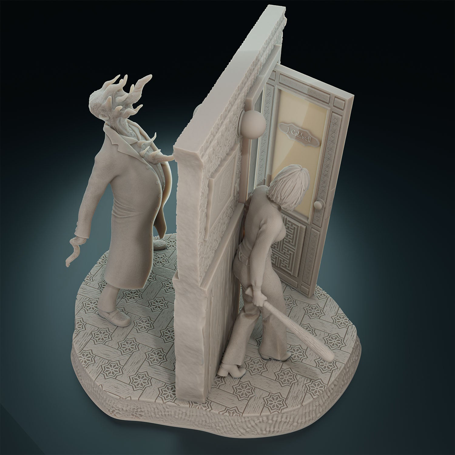 Cthulhu Girls - Topsfield Horror - Jane Coldwell - 32/75mm DnD/TTRPG Figure/Miniature - Helios3DPrinting