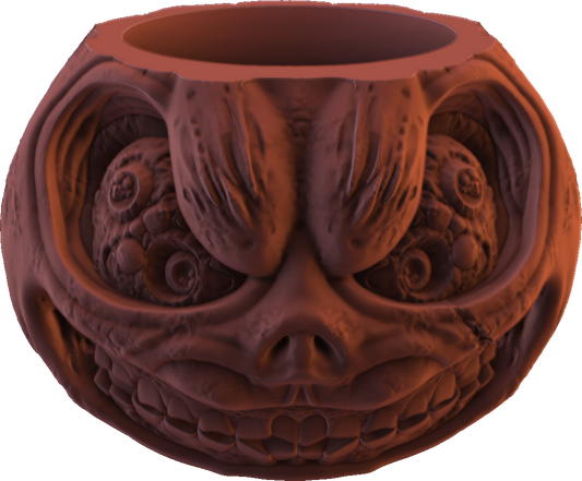 Digital Creative Works - Halloween Pumpkin Jar #4 - Prop/Decoration