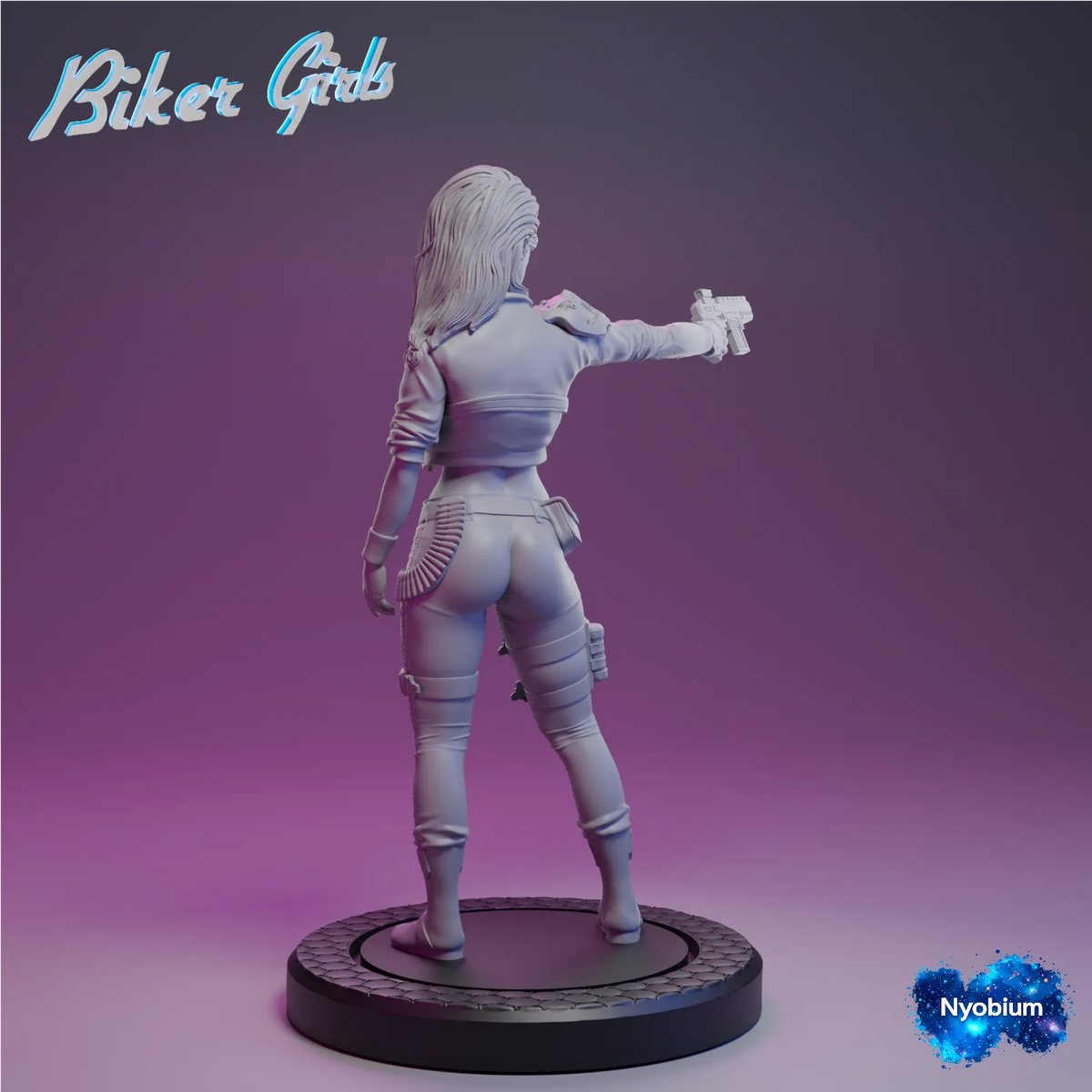 Nyobium Games - Jen, Bounty Hunter #2 - 75mm Pin Up/Figure/Model/Diorama